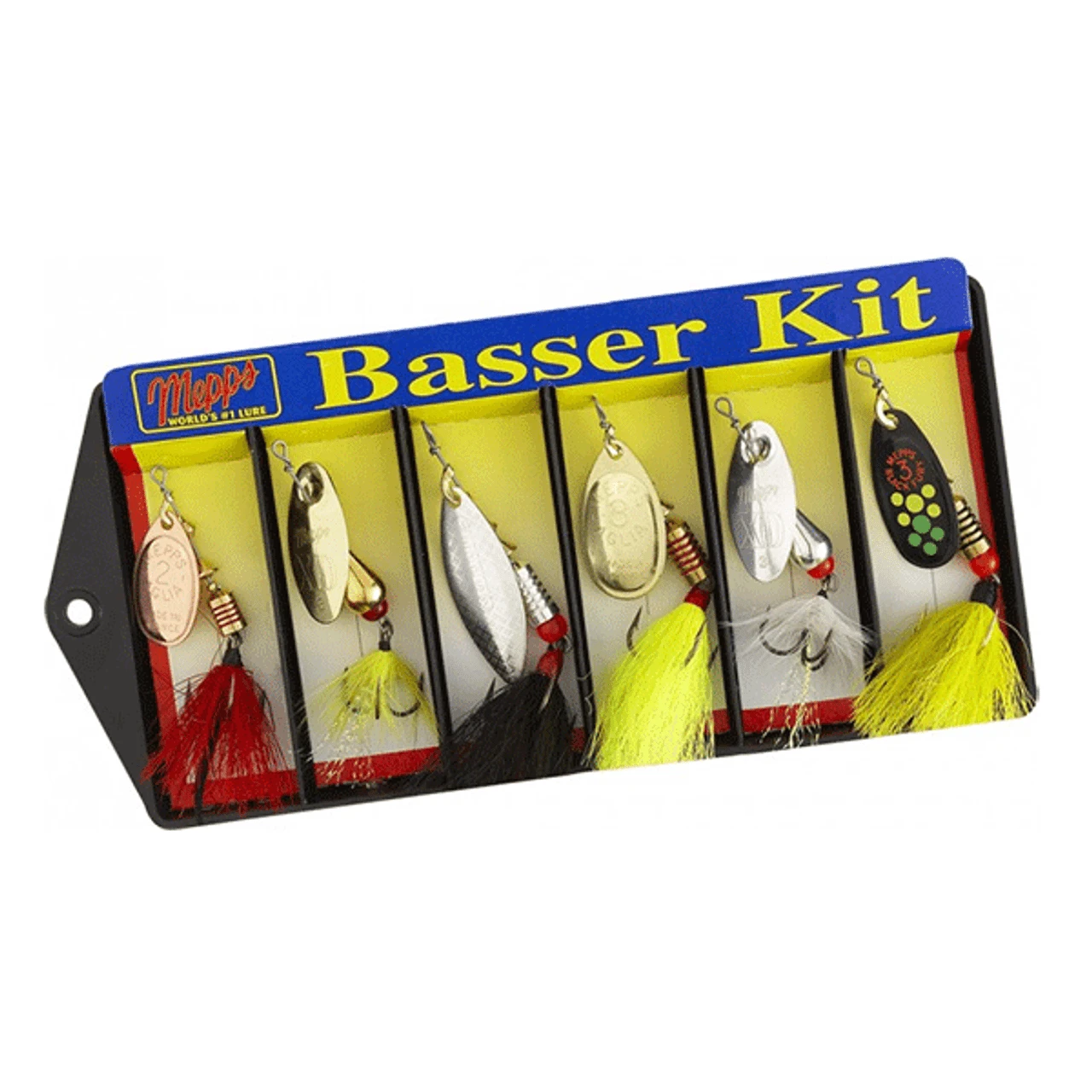 Basser Kit Dressed Lure Assortment By Mepps 3 Basser Kit Dressed Lure Assortment By Mepps