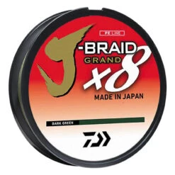J-Braid X8 Grand Dark Green 150 Yd Filler Spools By Daiwa