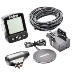 FH150 Lithium Multi Speed & Temp System W/ Transom Transducer By Fish Hawk