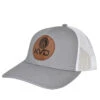KVD Leather Logo Gray Trucker Hat -Outdoor Equipment Store KVDLeatherLogoGrayCap 78320.1716485959