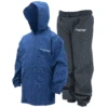 Youth Polly Woggs Blue/Black Waterproof Rain Suit By Frogg Toggs