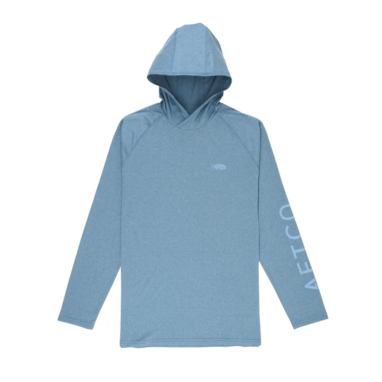 Samurai Sun Protection Space Blue Hoodie Shirt By AFTCO 3 Samurai Sun Protection Space Blue Hoodie Shirt By AFTCO