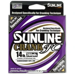 Crank FC Clear 100% Fluorocarbon 200 Yd Spool By Sunline