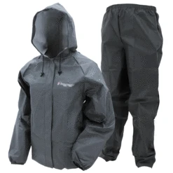 Women's Ultra-Lite Black Waterproof Rain Suit By Frogg Toggs